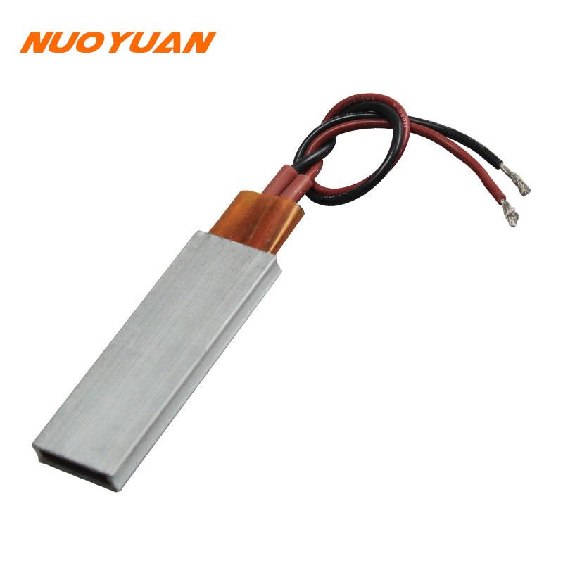 

100x21x5mm Low Voltage PTC Heating Plate 12V/24V Constant Temperature Ceramic Heater Plate 70/110/200 Degrees 200 Degrees