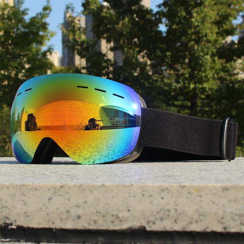 Gafas de esquí antivaho tarjeta miopía tabla simple y doble gafas de esquí hombres y mujeres visión nocturna hombres y mujeres anti-miopía