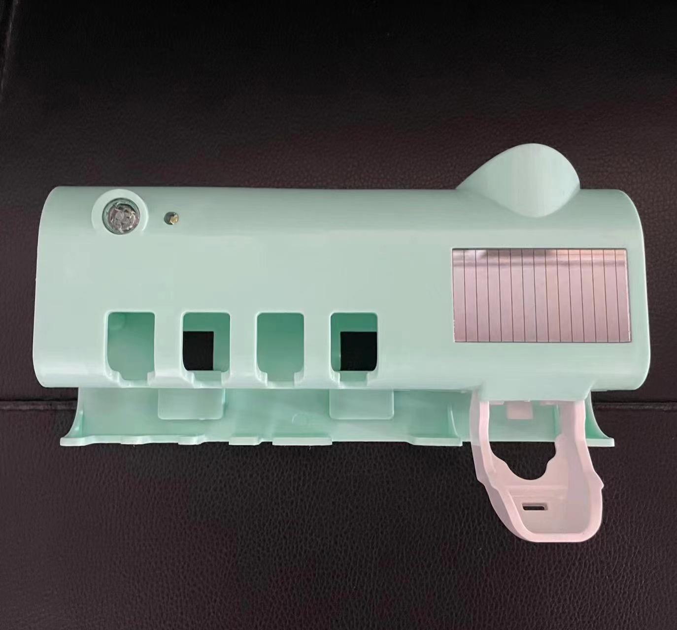 Настенный УФ-стерилизатор для зубных щеток: Умный, Многофункциональный и Без сверления button синий