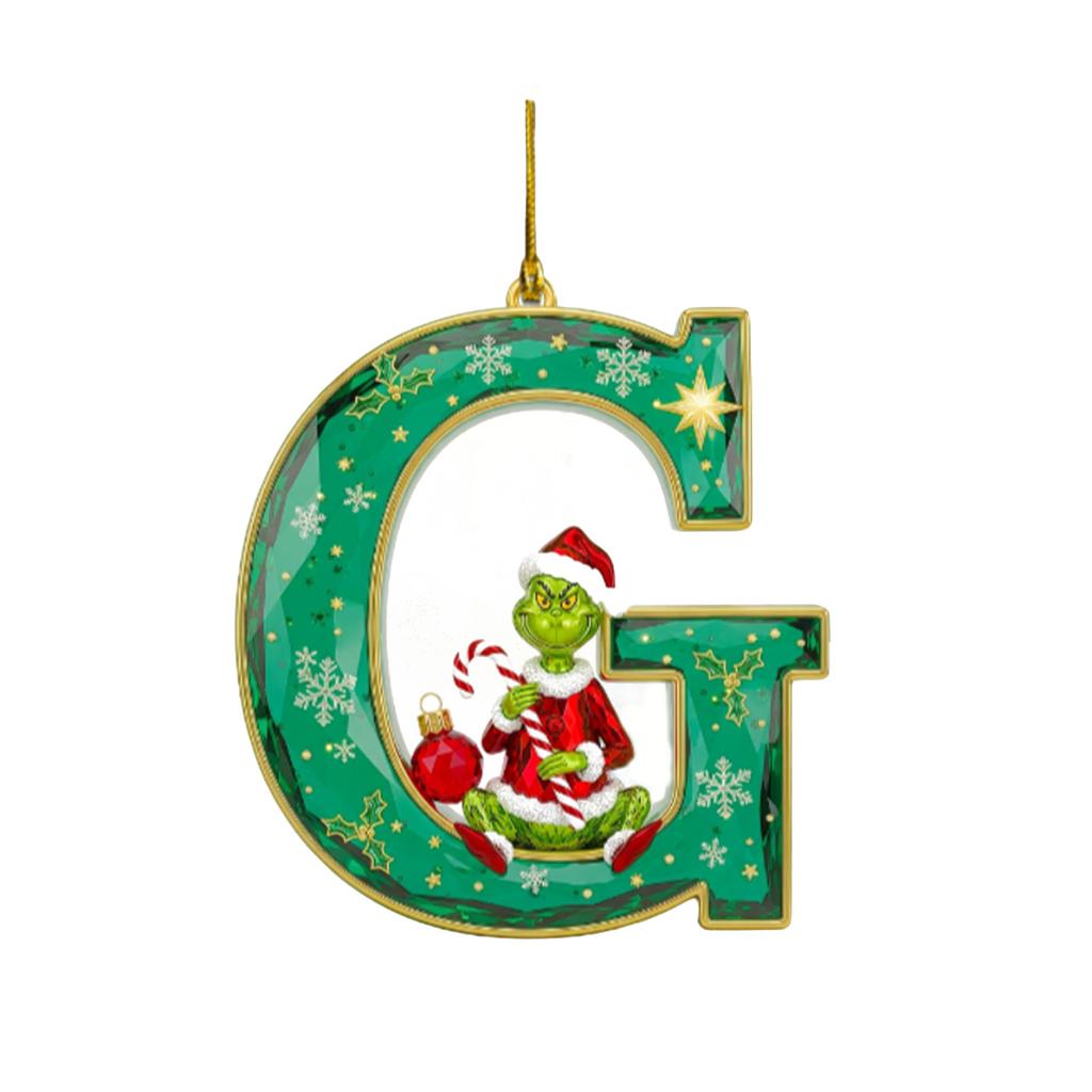 2D Christmas Decoration Pendant Christmas Tree Tag Theme Party Crafts Ornament