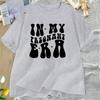 In My Pregnant Era Tshirt Funny Mama Mom Tshirt Cotton Short Sleeve Letter Print T Shirt Casual O Neck Harajuku Tees Oversized