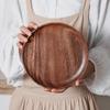 Zhi Shi Irregular Walnut Wood 3-Compartment Serving Plate