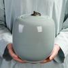 Handun Ge Kiln Ice Crack Celadon Tea Caddy