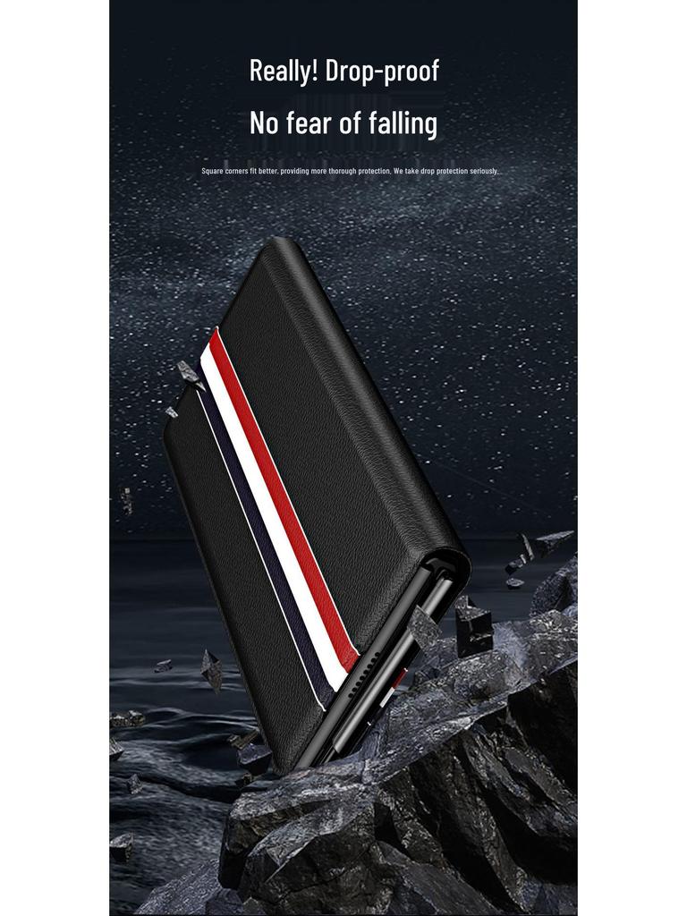 Samsung Z Fold5/Z Fold4 Business Leather Card Slot Case