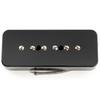 Musiclily Pro Alnico 5 P90 Soap Bar Single Coil Neck Pickup for Electric Black P90-BLA Pickup, Guitar,