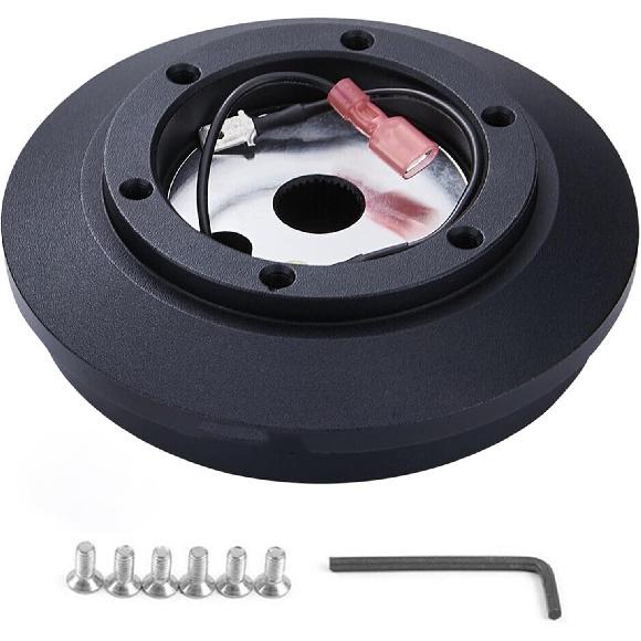 140H Aluminum 6-Hole Steering Wheel Short Hub Adapter Fit for Nissan 200X S13 S14 SR20 KA24 Altima Maxima Sentra