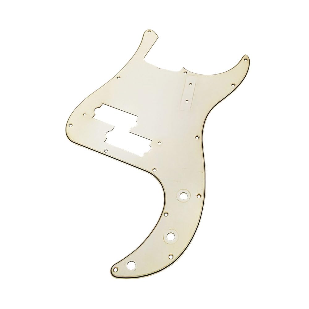 

YJB PARTS Накладка Precision Bass Relic состаренный белый 3-слойный Сделано в Японии Relic Parts PB60 s P-Bass