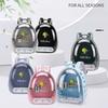 Bird bag Parrot bag Go out Backpack Transparent bird cage Porous Portable gray machine Xuanfeng tiger skin