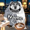Custom Name Personalized Manchester United F.C Print Blankets, Home Decor, Bedroom, Sofa, Camping, Couch, Gifts for Birthday Christmas