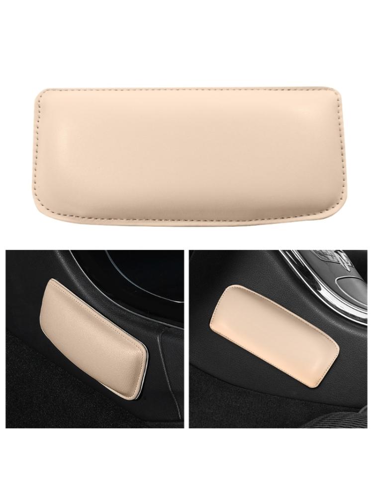 Kniepolster aus Leder fürs Auto, Beinpolster, Oberschenkelstütze, weiches, bequemes Knie-/Beinpolster, Auto-Innenausstattung