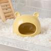 Keramik Hamsterhaus, Sommer Bärenförmiger Hamster Versteck Höhle, Kleintier Lebensraum Bett Dekoration für Rennmäuse, Mäuse, Meerschweinchen, Zwerghamster