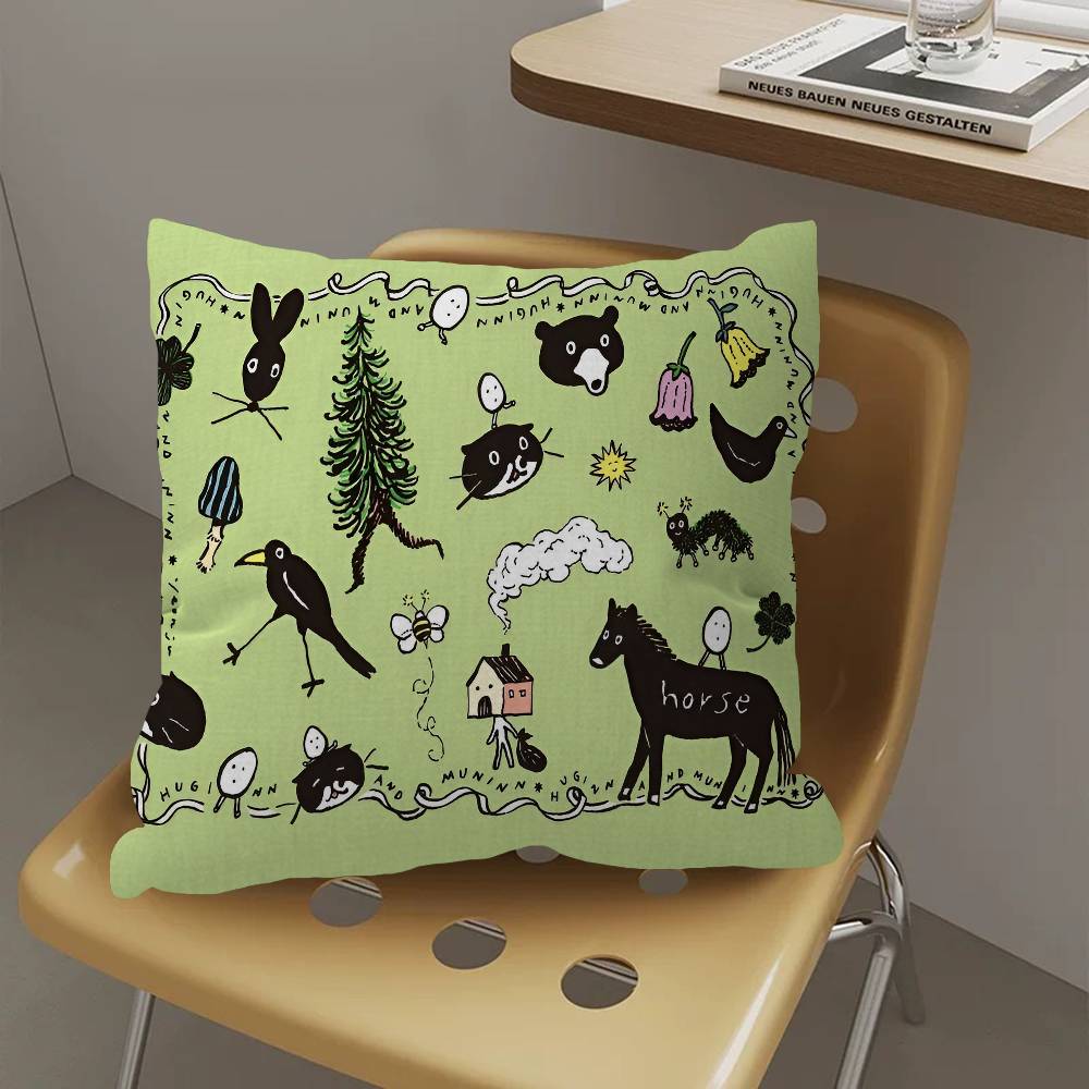 Aesthetic Art Y-Yeonju C-Choi Cushion Cover Car Throw Pillow Case For Sofa Car Christmas Gift 40x40cm 45x45cm