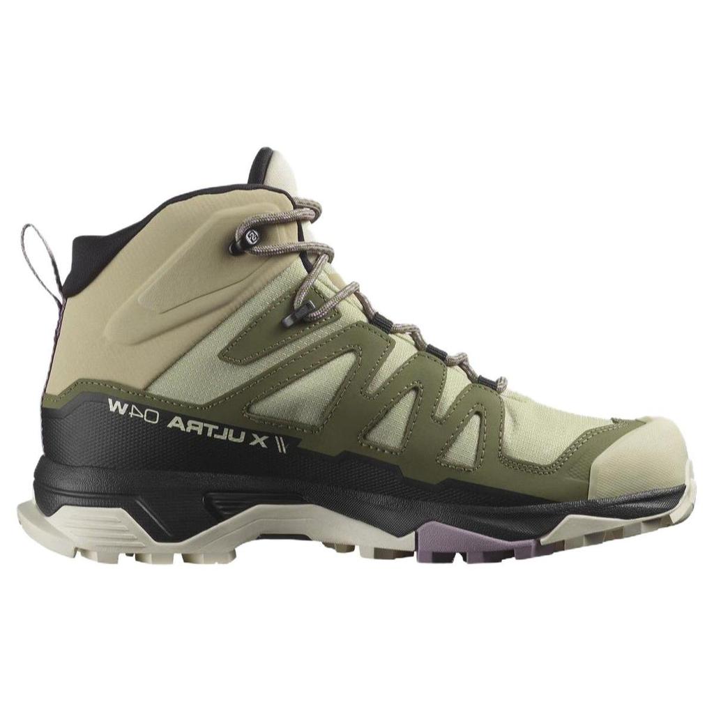SALOMON Women's X Ultra 4 Mid GORE-TEX 'Alfalfa Deep Lichen Green' 474550