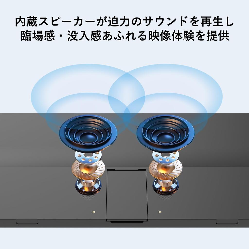 15.6-inch Portable Monitor, 1920*1080 Resolution, IPS LCD Panel, Blue Light Cut, Freestanding Stand, VESA, Built-in Speakers, USB Type-C, Mini HDMI, C