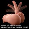 Male Torso Sex Doll For Women With Huge Dildo 2-in-1 Realistic & Tight Anal Male Torso Masturbators Lifelike Big Butt