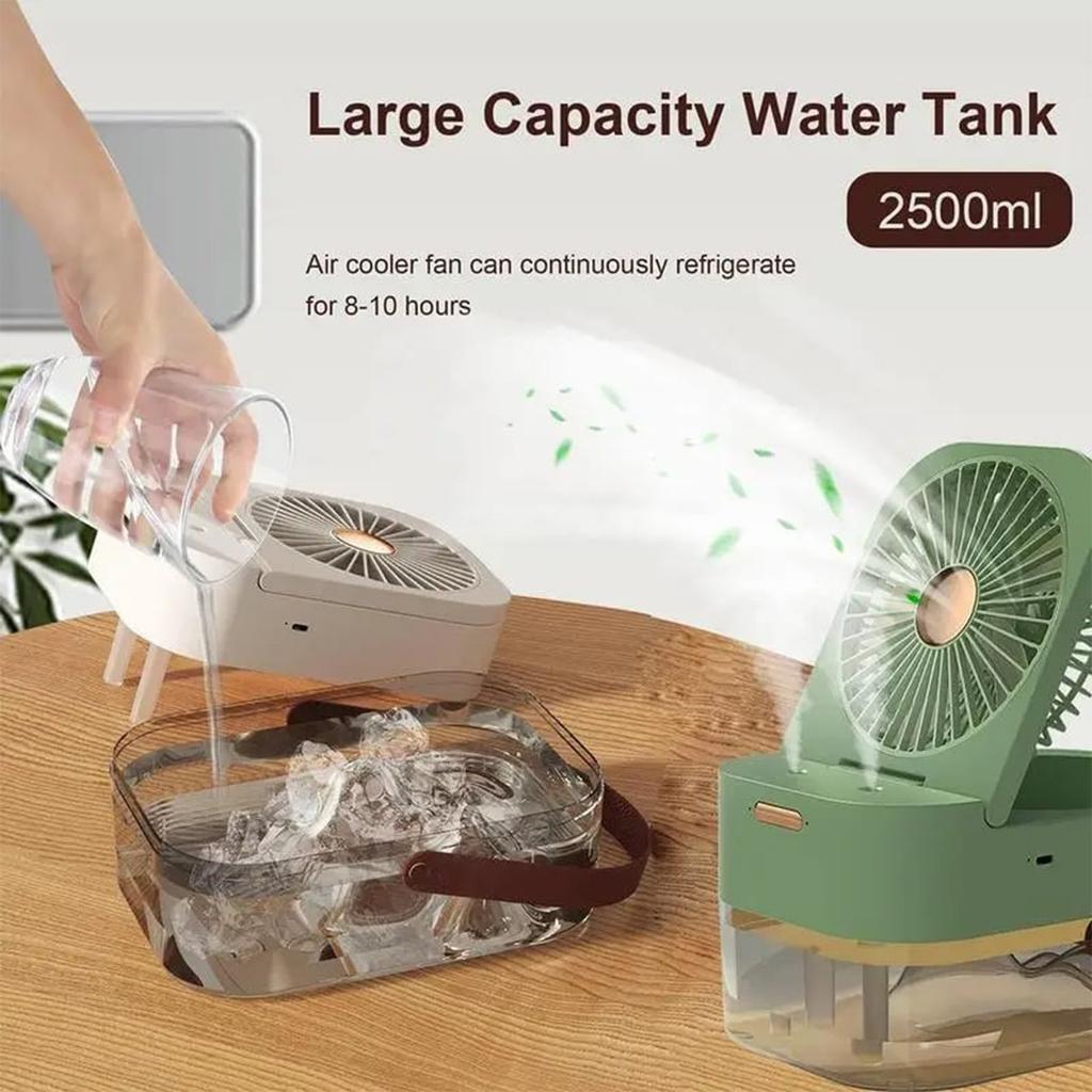 Portable Remote Desktop Fan USB Controlled 3-Speed Spray Small Personal Cool Spray 2.5L Cool Fan For Home Outdoor Sports Travel