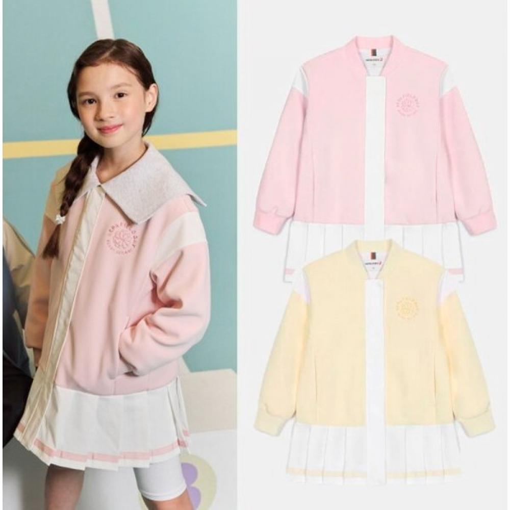 Nepa Kids Pleats Bomber Jacket Kk60604 EGGSHELL(E03)/110