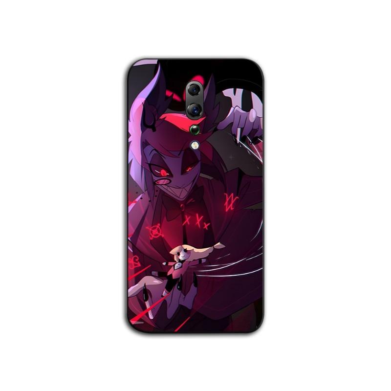 Hazbin Hotels Alastor telefonveske for OPPO Finn X5 X3 X2 A93 Reno 8 7 Pro A74 A72 A53 Soft svart telefondeksel
