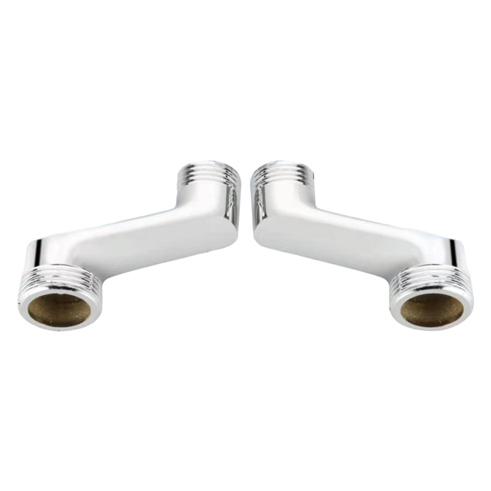 

Strong Shower Adapters Threaded Connection Corrosion Resistant Easy installs Shower Connector Pair for Bathroom Faucet
