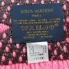Excellent LOUIS VUITTON Scarf Escalp Logo Mania Shine Virgin wool Women M76070 Used