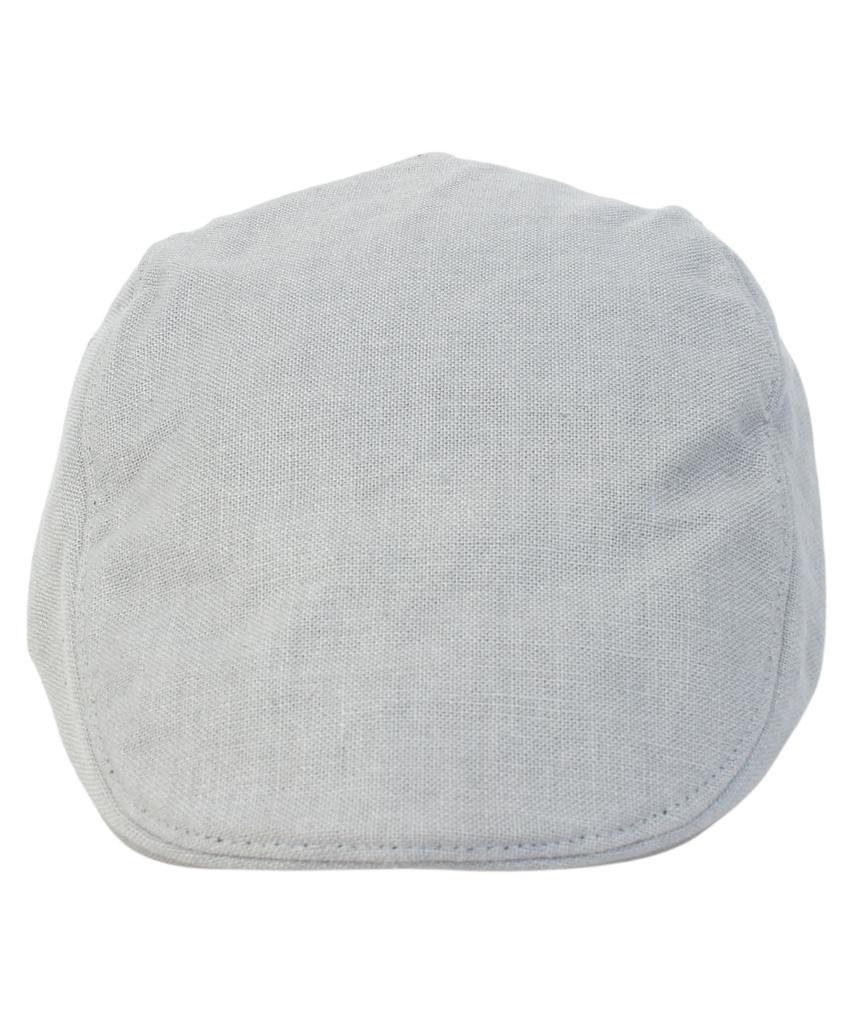 Simple Linen Light Gray Hunting Cap