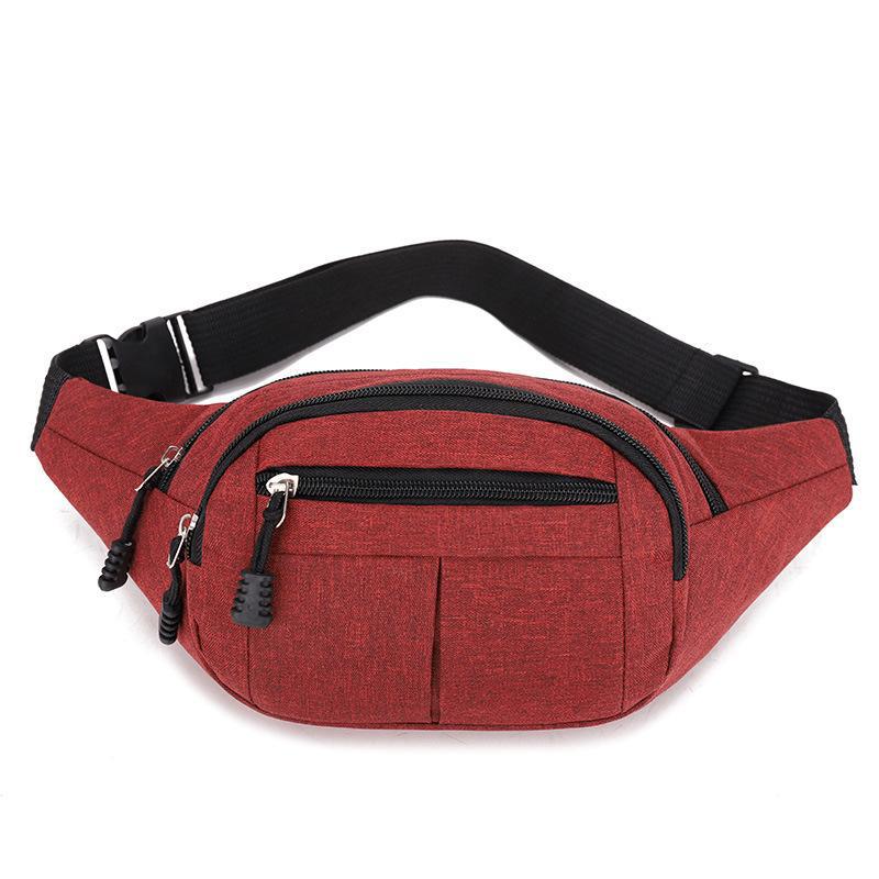 Fanny pack Men's casual bag New men's shoulder chest bag Lightweight sports travel bag Men's messenger bag