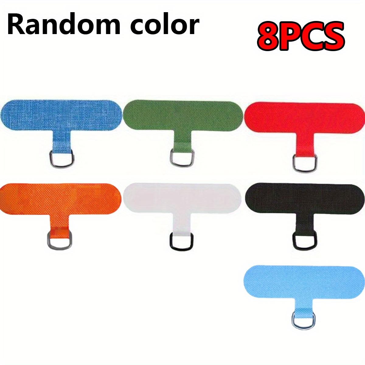 

8 шт. Случайный цвет Универсальный шнурок для мобильного телефона против потери, Замена прокладки для карты, Съемный шнурок для подвешивания телефона, Ремешок, Нейлоновая накладка, Площадка для крепления