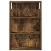 Bathroom Wall Cabinet Smoked Oak 40 X 10 X 60.5 Cm