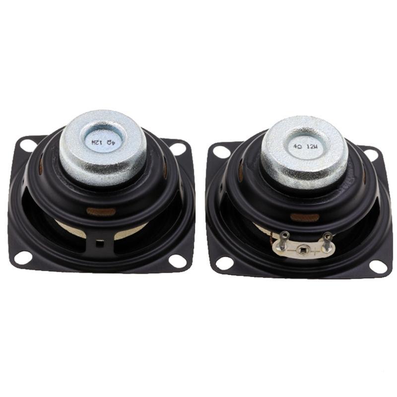 2.09Inch Audio Speaker 4Ohm 5W 10W HighPower- Loudspeaker Speakers Audio Horn 53mm Square Internal Magnetic