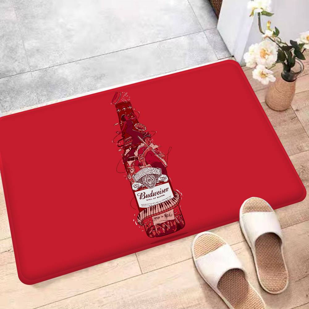 B-Budweisers Floor Mat Non-Slip Laundry Room Mat Laundry Decor Balcony Child Living Room Household Carpets