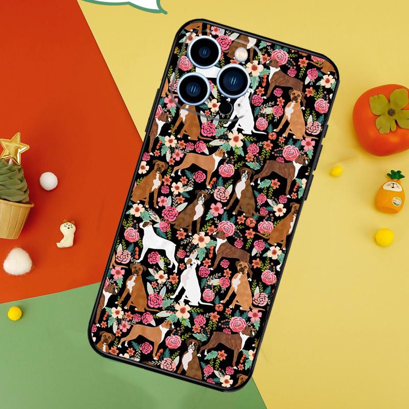 Boxer Dog Phone Case For iPhone 18 17 Pro Max 16 15 14 13 12 11 Pro Max Plus 12 13 Mini 16e 17 Air Cover