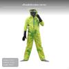 Set Tuta Protettiva Pericolo Halloween 2 Pezzi, Cosplay Bambini e Adulti Bambino Sangue Rosso S