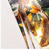 Koi fish leaping out of the water polyester microfiber beach towel is highly absorbent, suitable for swimming and beach outings