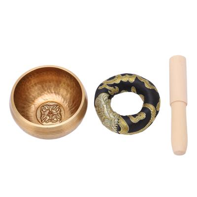 Klangschale Hämmern von Hand Flacher Boden Ruhiges Gefühl Friedliche Stimme 8cm Kaliber Meditation Yoga