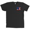 Sigma Chi Bruderschaft Bella + Canvas Shirt Sig Chi USA FLAG Buchstaben MEHR FARBEN