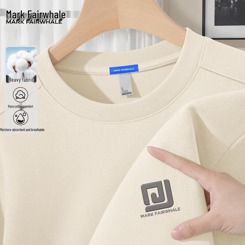 Mark Fairwhale Men's Heavyweight Loose Fit Long-Sleeve T-Shirt