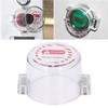 Push Button Switch Protective Cover Round Full Transparent Safe Strong Magnet Switch Cover Protector for Emergency Stop BD-H01-6