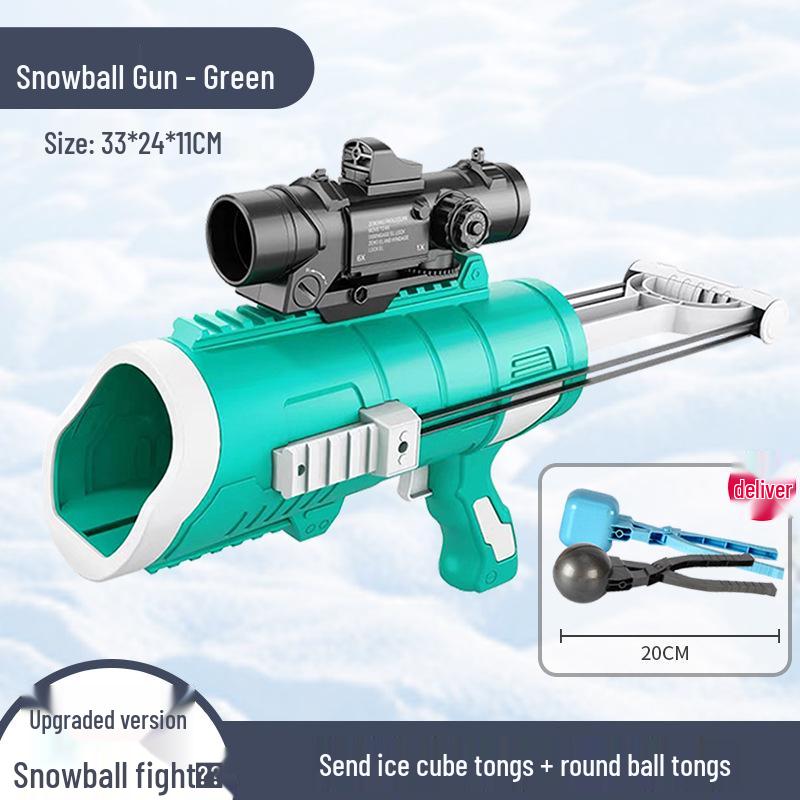 

Зимний набор для запуска снежков: Снежкометатель и пушка