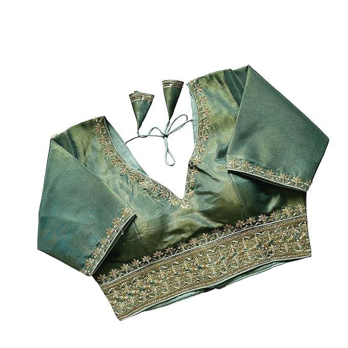 Blouse To Wear with Saree (size M(38), Blouse Size Can Be Increased To XL(42)RU).