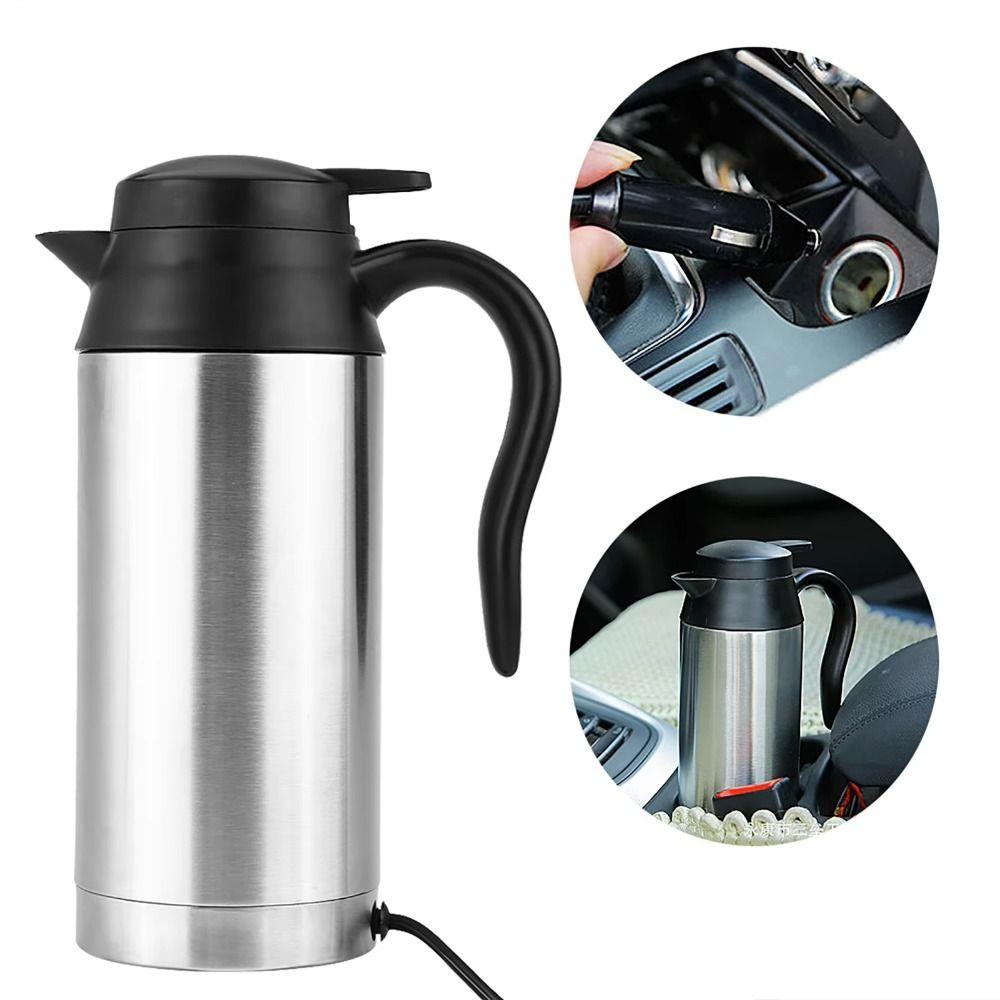 Portable Car Electric Kettle 12V24V Car Heated Water Bottle Coffee Tea Heating