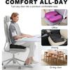 Memory Foam Seat Chair Cushion, Comfortable Auto Cushions for Long Periods of Sitting, Pregnancy Car Seat Cushion for Back, Coccyx & Sacrum Pain