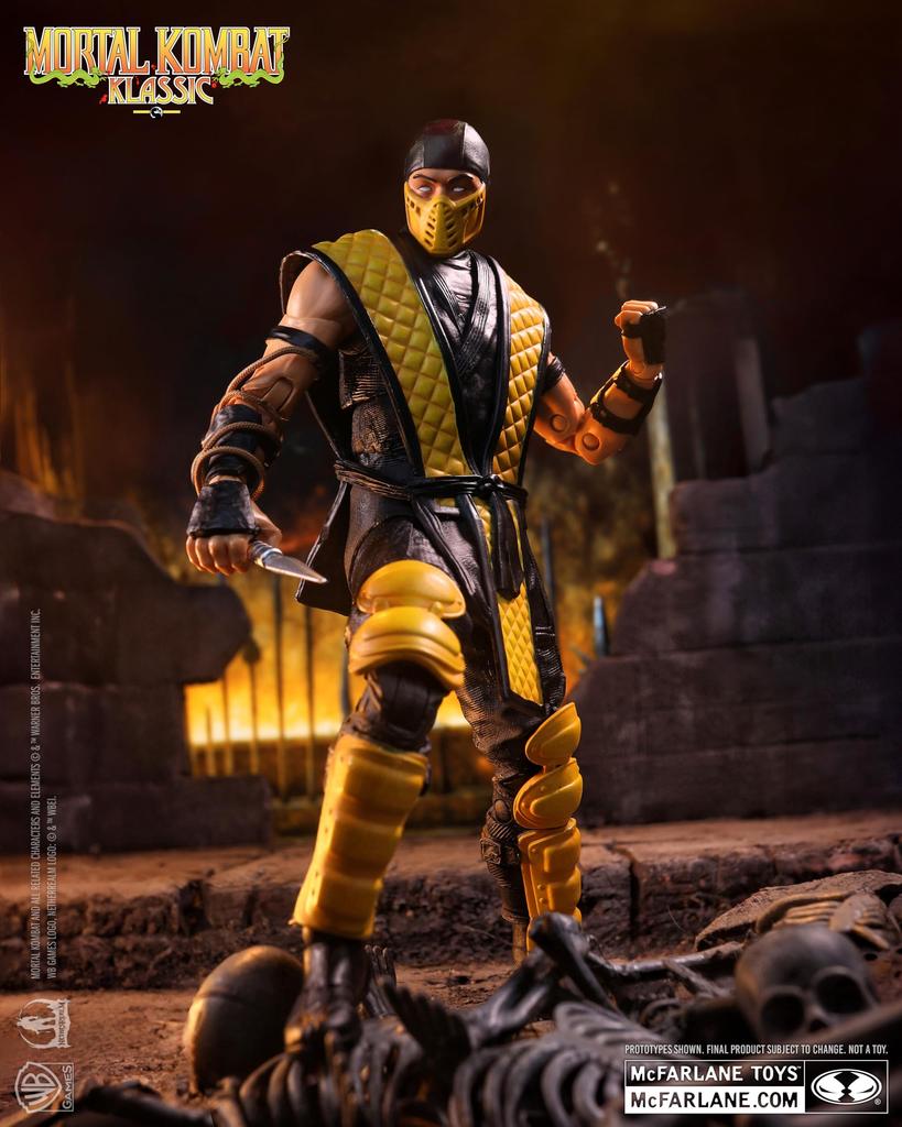 McFarlane Toys Mortal Kombat Classic Scorpion Action Figure - 7-inch