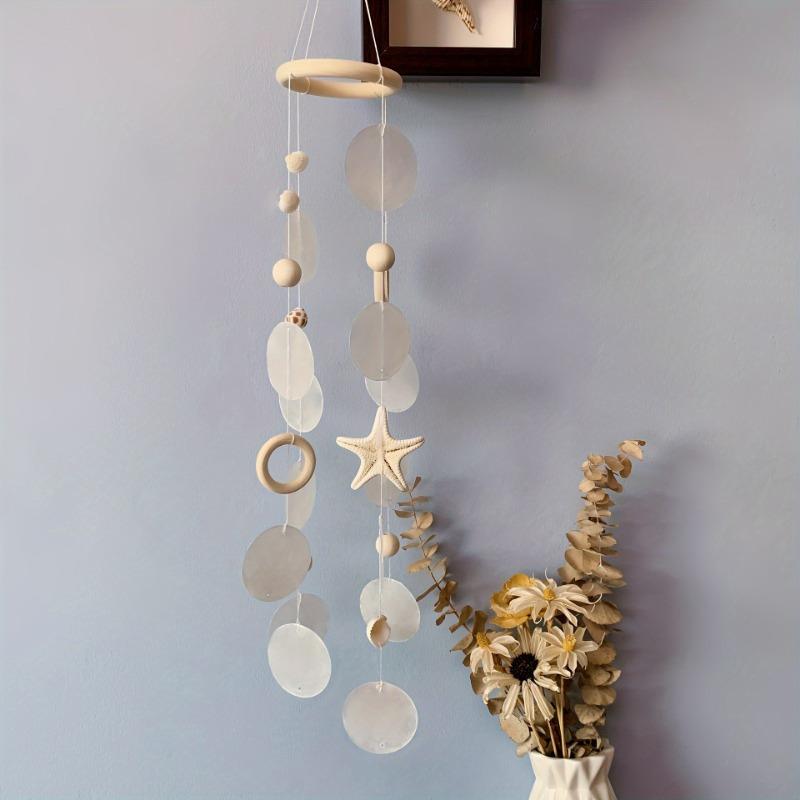 1 sada Bohemských pobřežních zvonkohry s mušlemi a hvězdicemi Přineste plážovou atmosféru do svého obývacího pokoje Verandy