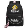 School Season Animation Student Schoolbag, Printed Peripheral Large-Capacity Backpack