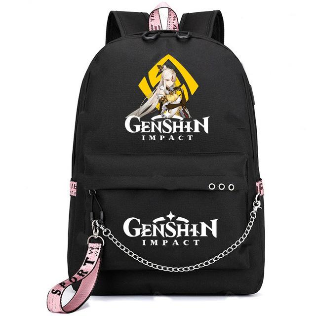 School Season Animation Student Schoolbag, Printed Peripheral Large-Capacity Backpack