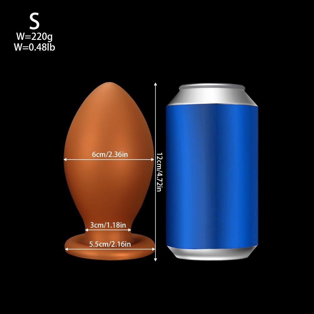 Extra Large Silicone Anal Plug Butt Plug for Men Women Wearable Anal Dilator Soft Sex Toys