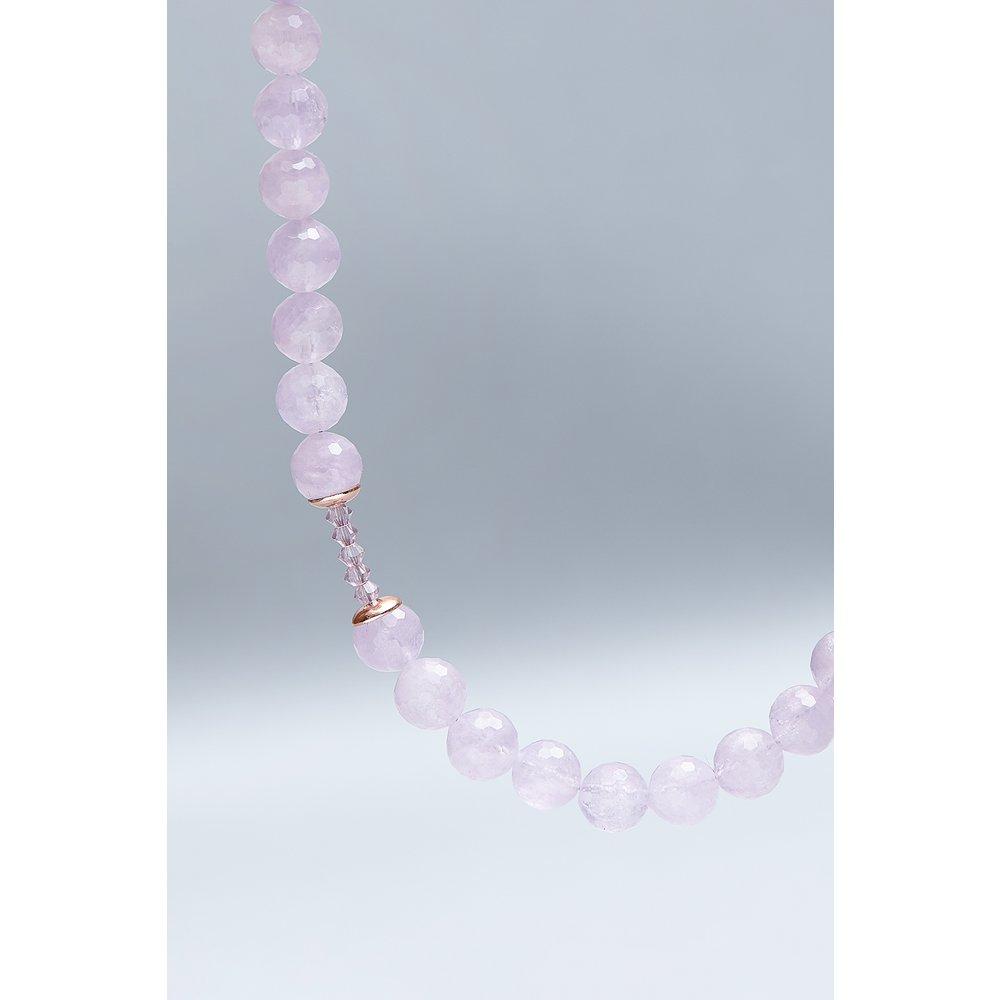 [Hazina] 8Mm Lavender Amethyst Necklace