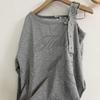 In Stock: Asymmetrical Off-the-Shoulder Hoodie - Early Autumn Korean Designer Sweet & Spicy Girl Trend