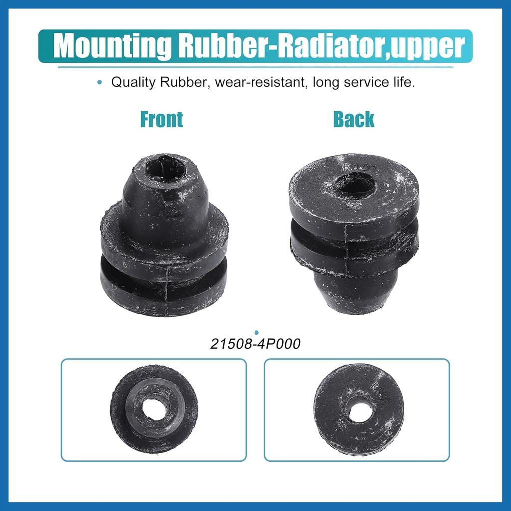2pcs Lower Rubber Cushion Bushing Radiator Mount Insulator for Nissan Frontier 1998-2015 for Nissan Pathfinder 1996-2006 for Nissan 350Z 2003-2009