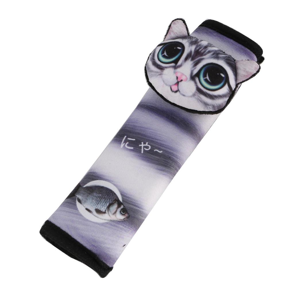 1PC Personalized Creative Car Cartoon Cute Seat Belt Shoulder Cover 3D Husky Cat and Dog Neck Pillow